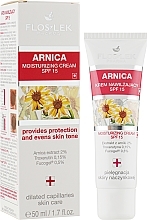 Fragrances, Perfumes, Cosmetics Moisturizing Arnica Cream SPF 15 - Floslek Moisturizing Arnica Cream SPF 15