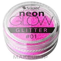 Nail Glitter - Silcare Brokat Neon Glow — photo 01