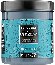 Repair Hair Mask - Black Professional Line Turquoise Hydra Complex Mask — photo N3