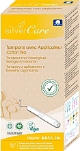 Organic Cotton Tampons "Regular ", 16 pcs - Masmi Silver Care — photo N17