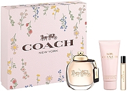 Fragrances, Perfumes, Cosmetics Coach New York Eau De Parfum - Set (edp/90 ml + b/lot/100 ml + edp/7.5 ml)