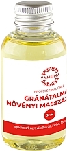 Massage Oil "Pomegranate" - Yamuna Pomegranate Plant Based Massage Oil — photo N1