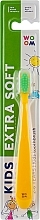 Fragrances, Perfumes, Cosmetics Kids Toothbrush, 2-6 years, ultra-soft, yellow - Woom Kids Extra Soft Toothbrush 2-6