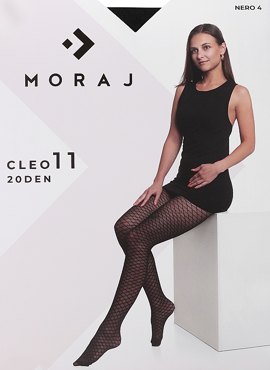 Tights 'Cleo 11', 20 den, nero - Moraj — photo N1