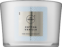 Aroma Home Elegance Cotton Vanilla - Scented Candle — photo N4