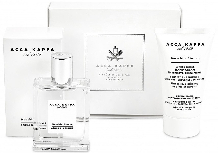 Acca Kappa White Moss - Set (edc/50ml + h/cr/75ml)	 — photo N4