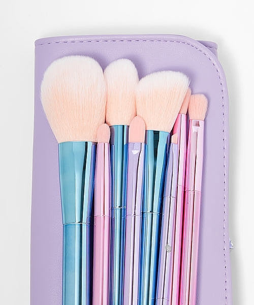 Makeup Brush Set, 8 pcs - BH Cosmetics X Iggy Azalea The Total Package 8 Piece Face & Eye Brush Set — photo N2