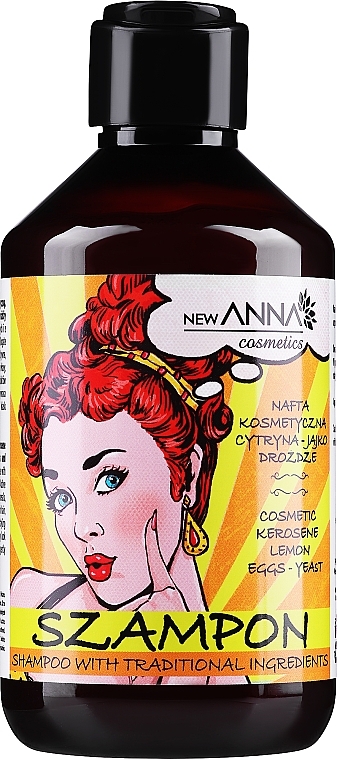 Kerosene, Lemon & Yeast Shampoo - New Anna Cosmetics Retro Hair Care Shampoo — photo N1