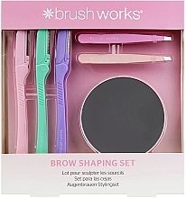 Fragrances, Perfumes, Cosmetics Set, 6 products - Brushworks Brow Shaping Set