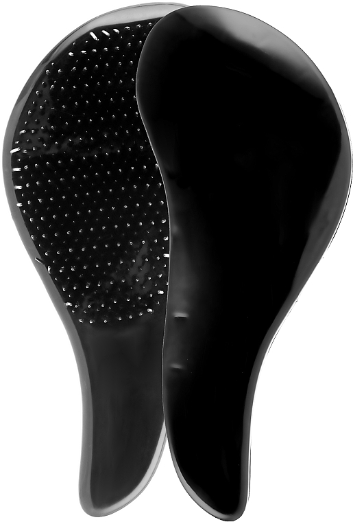 Detangling Hairbrush, CTZ-0050BL, black - Rapira — photo N3