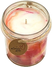 Marble Scented Candle "Mango & Black Currant" - Miabox Candle — photo N2