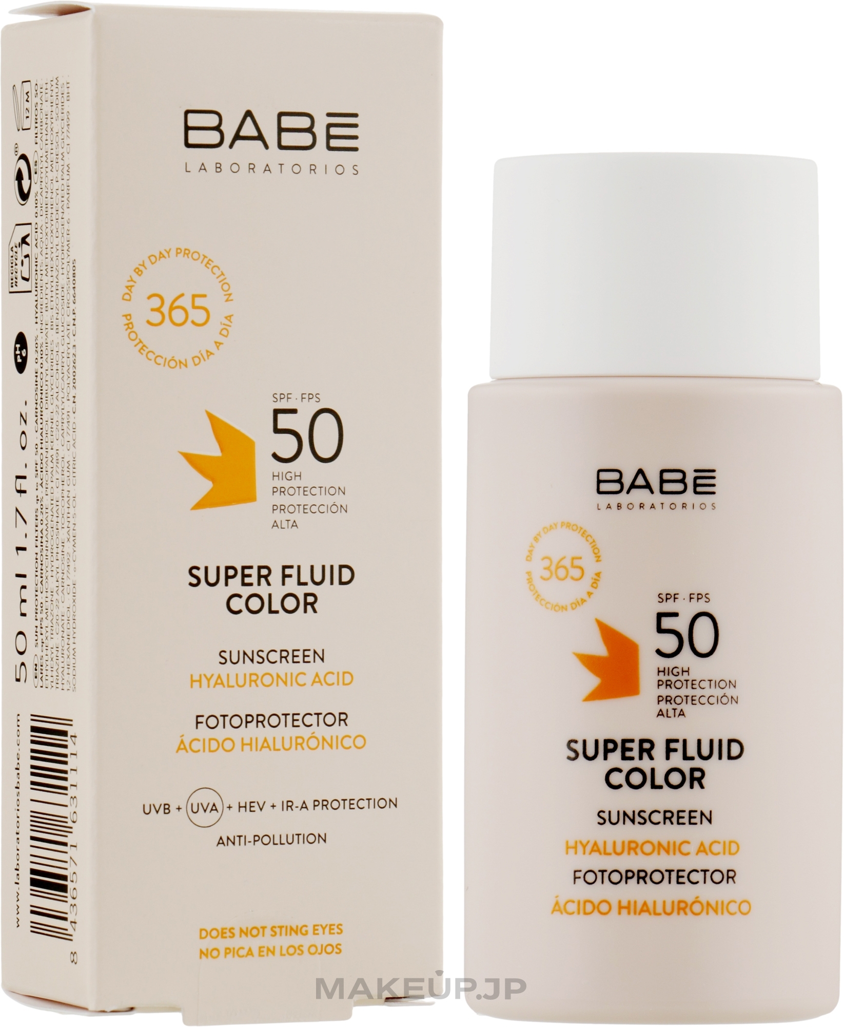 Sunscreen - Babe Laboratorios Super Fluid Sunscreen SPF 50 — photo 50 ml