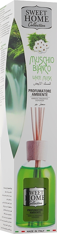 White Must Reed Diffuser - Sweet Home Collection White Musk Aroma Diffuser — photo N1