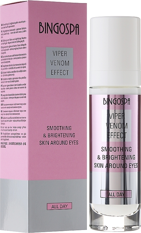 Eye Cream - BingoSpa Viper Venom Effect Smoothing & Brightening Skin Around Eyes Eye Cream — photo N1