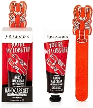 Set - Mad Beauty Warner Friends Lobster Hand Care Set (h/cr/30ml + nail/file/1pcs) — photo N2