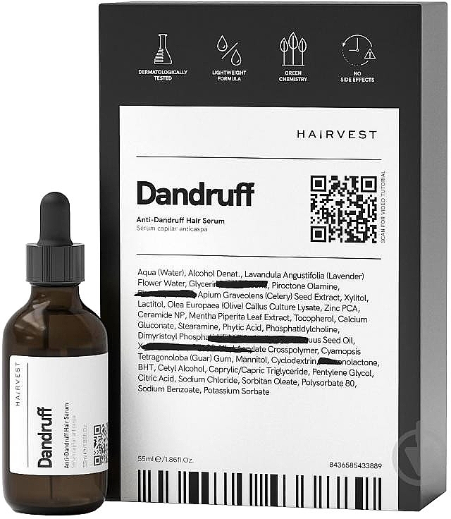 Anti-Dandruff Hair Serum - Hairvest Dandruff Anti-Dandruff Hair Serum — photo N1