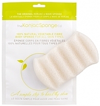 Fragrances, Perfumes, Cosmetics Sponge - The Konjac Sponge Company 6 Wave Body Pure White