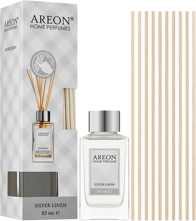Silver Linen Fragrance Diffuser, PS12 - Areon — photo N1
