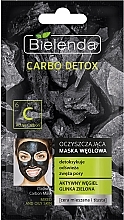 Fragrances, Perfumes, Cosmetics Charcoal Cleansing Mask for Combination Skin - Bielenda Carbo Detox Cleansing Mask Mixed and Oily Skin