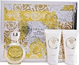 Fragrances, Perfumes, Cosmetics Versace Yellow Diamond - Set (edt/50ml + b/l/50ml + sh/g/50ml)