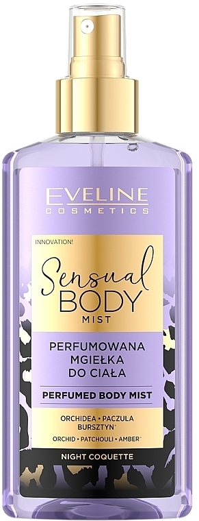 Perfumed Body Mist - Eveline Cosmetics Sensual Body Mist Night Coquette — photo N1