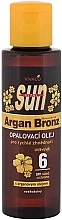 Fragrances, Perfumes, Cosmetics Suntan Oil - Vivaco Sun Vital Argan Bronz Suntan Oil SPF6