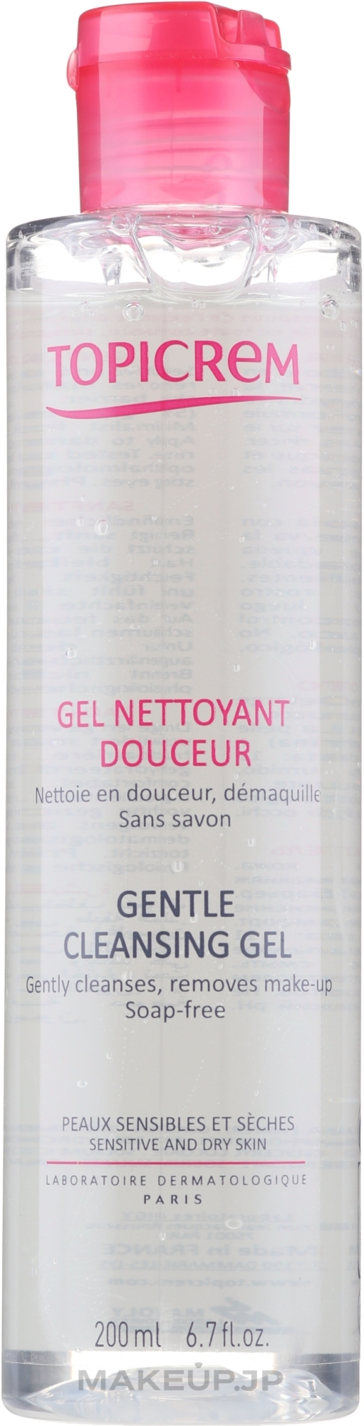 Soft Body and Hair Cleansing Gel - Topicrem Gentle Cleansing Gel Body & Hair — photo 200 ml