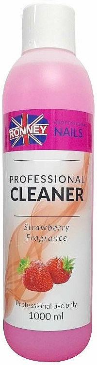 GIFT! Strawberry Nail Degreaser - Ronney Professional Nail Cleaner Strawberry — photo N4