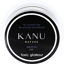 Normal Hair Shampoo in Metal Box - Kanu Nature Shampoo Bar Toxic Glamour For Normal Hair — photo N1