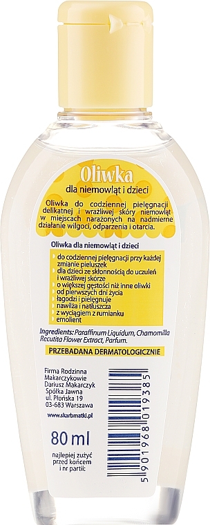 Baby Oil - Skarb Matki Olive For Babies — photo N3