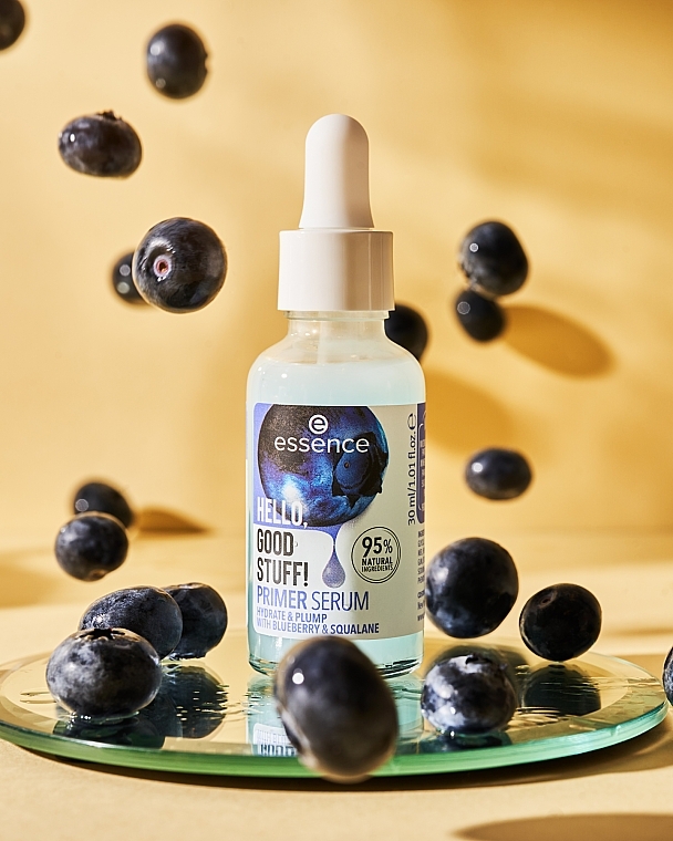 Primer Serum - Essence Hello, Good Stuff! Primer Serum Hydrate & Plump Blueberry & Squalane — photo N10