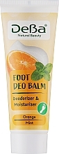 Fragrances, Perfumes, Cosmetics Orange & Mint Foot Balm - DeBa Natural Beauty Foot Deo Balm