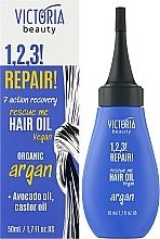 ダメージヘア用オイル	 - Victoria Beauty 1,2,3! Repair! Hair Oil — photo N2