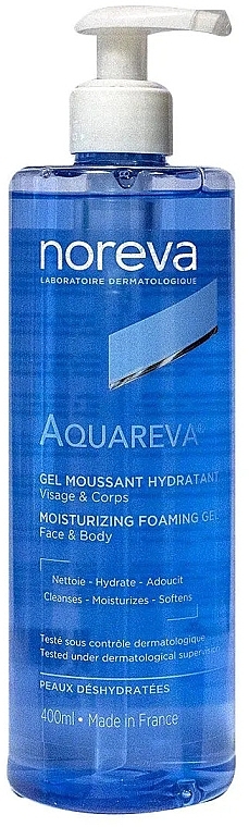 Moisturizing Foaming Gel - Noreva Aquareva Gel Moussant Hydratant — photo N2
