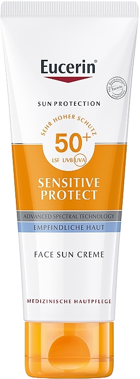 Sun Cream for Normal & Dry Skin - Eucerin Sun Sensitive Protect Cream SPF50+ — photo N2