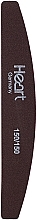 Fragrances, Perfumes, Cosmetics Nail File 150/150, brown - Heart Germany Half Brown