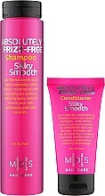 Dry & Brittle Hair Set - Mades Cosmetics Absolutely Frizz-free (shmp/250ml + cond/75ml) — photo N1