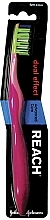 Fragrances, Perfumes, Cosmetics Hard Toothbrush "Dual Efect", pink - Reach