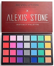 Eyeshadow Palette - Makeup Revolution X Alexis Stone The Instinct Palette  — photo N2