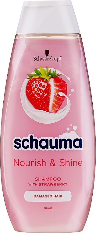 Strawberry, Banana & Chia Seed Smoothie Shampoo for Extra Damaged Hair - Schauma Nature Moments Shampoo — photo N3