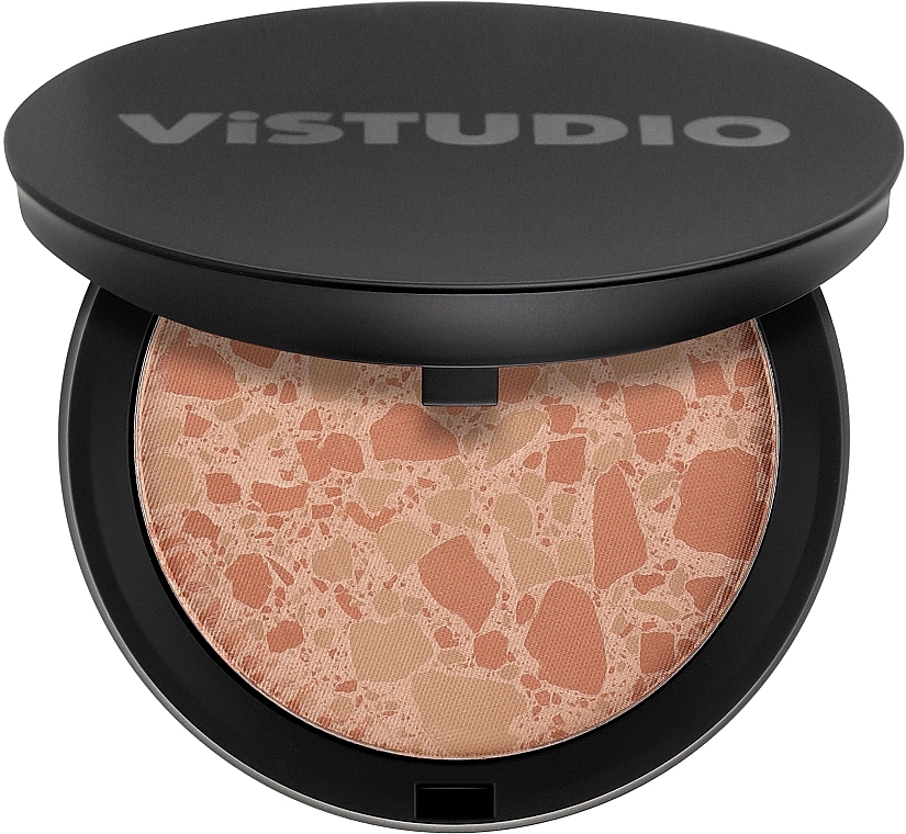 Palladio Powder with Mirror - ViSTUDIO Compact Face Powder Palladio Effect — photo N1