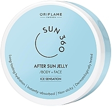 Fragrances, Perfumes, Cosmetics After Tan Face and Body Jelly - Oriflame Sun 360 After Sun Jelly Body + Face Ice Sensation