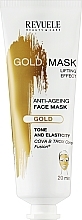 Anti-Aging Active Face Mask - Revuele Anti-Age Gold Lifting Effect Mask — photo N1