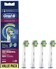 Replaceable Head for Electric Toothbrush, 4 pcs. - Oral-B Floss Action Clean Maximiser — photo N1