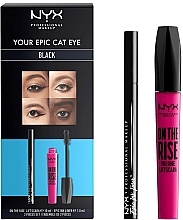 Fragrances, Perfumes, Cosmetics Set - NYX Professional Makeup Your Epic Cat Eye (mascara/10ml + eyeliner/1ml)