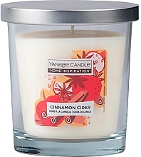 Fragrances, Perfumes, Cosmetics Scented Candle in Glass - Yankee Candle Home Inspiration Cinnamon Cider Candle