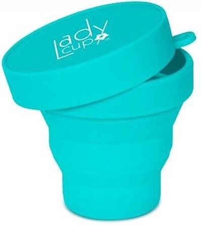 Menstrual Cup Storage & Disinfection Container, 150 ml, blue - LadyCup — photo N1