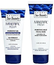 Fragrances, Perfumes, Cosmetics Set - Natural Sea Beauty Mineral Aqua (gel/60ml + mask/100ml)