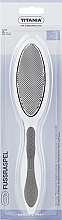 Double-Sided Foot File, metal, grey - Titania — photo N1