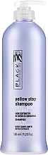 Fragrances, Perfumes, Cosmetics Anti-Yellow Shampoo for Blonde & White Hair - Black Professional Line Yellow Stop Shampoo